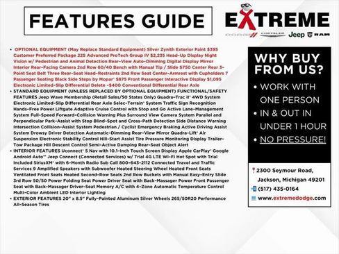 Certified 2022 Jeep Grand Cherokee L Summit w/ Advanced Protech Group IV image 2