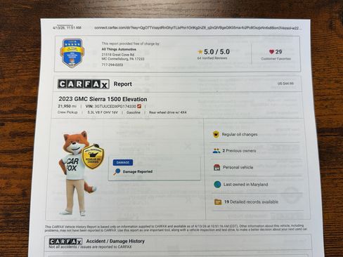 Used 2023 GMC Sierra 1500 Elevation w/ X31 Off-Road Package image 36