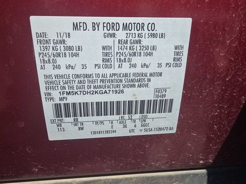 Used 2019 Ford Explorer XLT FWD image 13