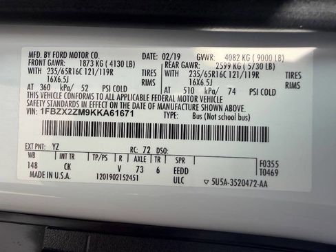 Used 2019 Ford Transit 350 XLT RWD image 28