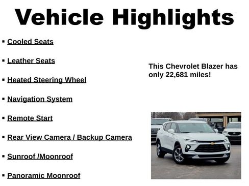 Used 2023 Chevrolet Blazer LT w/ Driver Confidence Package image 43