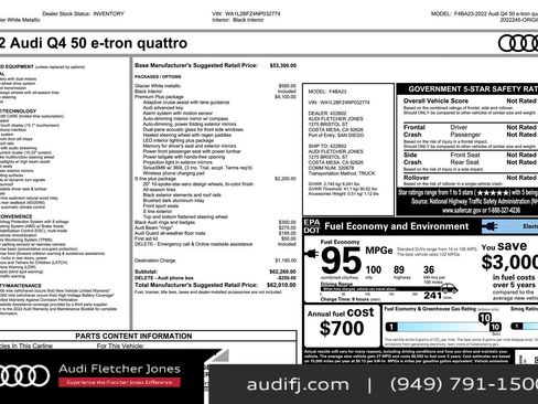 Used 2022 Audi Q4 e-tron Premium Plus w/ Premium Plus image 26