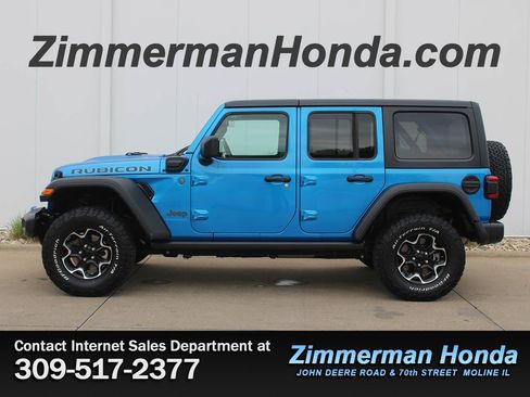 Used 2023 Jeep Wrangler Unlimited Rubicon 4xe w/ Cold Weather Group AWD/4WD image 24