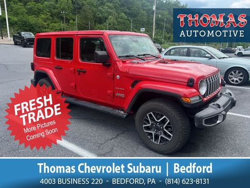 Used 2024 Jeep Wrangler Unlimited Sahara AWD/4WD image 1