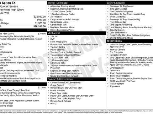 Used 2024 Kia Seltos EX FWD image 22
