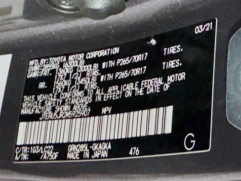 Used 2021 Toyota 4Runner TRD Off-Road Premium AWD/4WD image 31