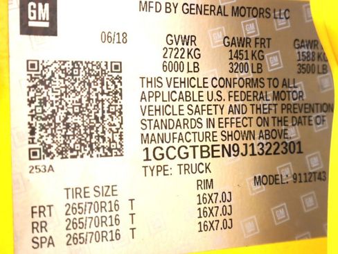 Used 2018 Chevrolet Colorado W/T w/ WT Convenience Package image 40