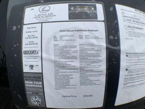 Used 2024 Nissan Pathfinder Platinum image 27