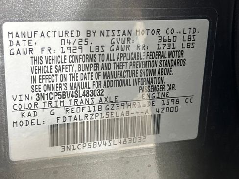 Used 2025 Nissan Kicks Play S image 33