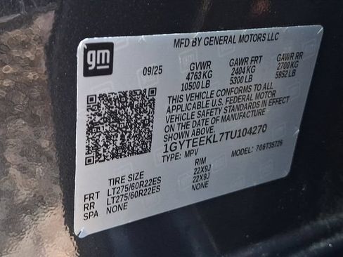 Certified 2026 Cadillac Escalade IQ Sport 1 AWD/4WD image 27