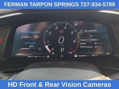 Certified 2022 Chevrolet Corvette Stingray Preferred Cpe w/ Engine Appearance Package image 33