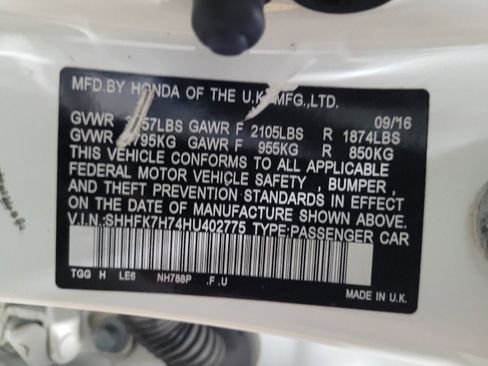 Used 2017 Honda Civic EX-L image 33