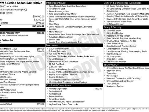 Used 2022 BMW 530i xDrive w/ Convenience Package image 23