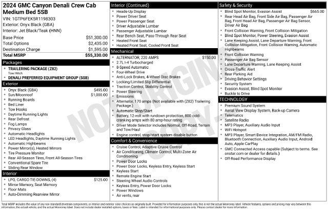 Certified 2024 GMC Canyon Denali AWD/4WD image 6