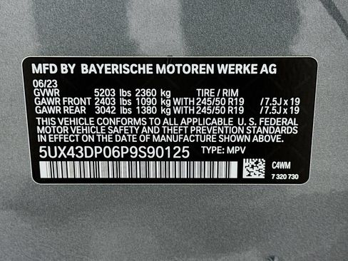Used 2023 BMW X3 sDrive30i w/ Premium Package RWD image 32