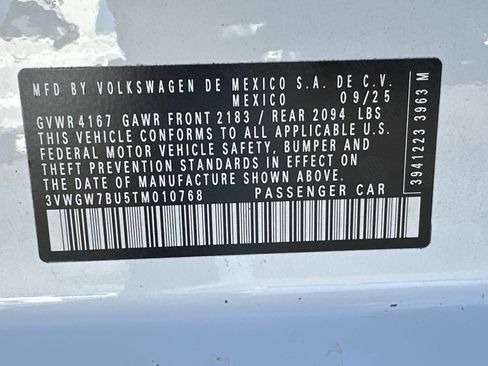 New 2026 Volkswagen Jetta SEL image 21