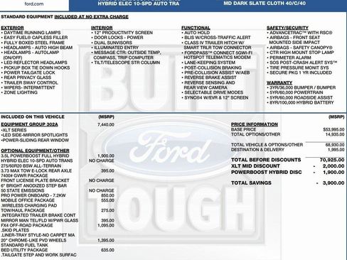 New 2025 Ford F150 XLT w/ Equipment Group 302A MID image 2