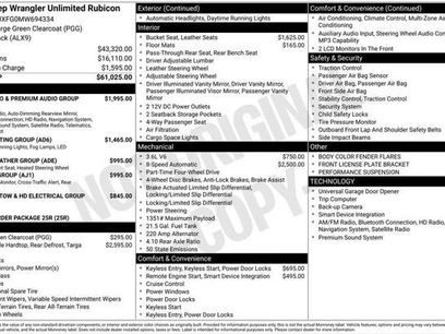 Used 2021 Jeep Wrangler Unlimited Rubicon