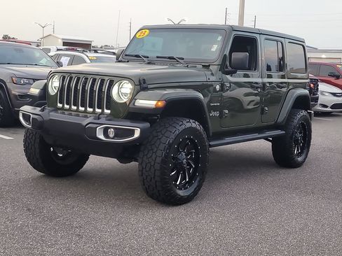 Used 2023 Jeep Wrangler Unlimited Sahara w/ LED Lighting Group AWD/4WD image 2