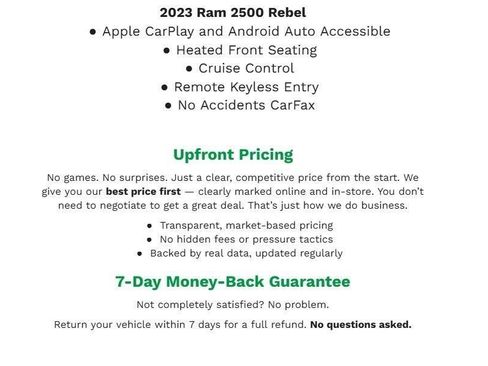 Used 2023 RAM 2500 Rebel w/ Level 1 Equipment Group AWD/4WD image 30