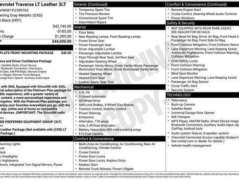 Used 2023 Chevrolet Traverse LT AWD/4WD image 24