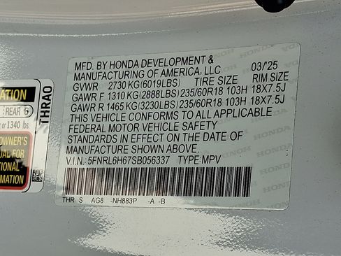 Used 2025 Honda Odyssey EX-L image 27