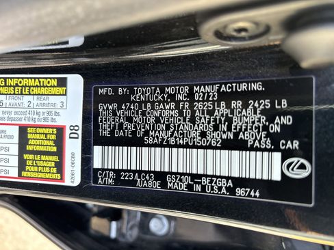 Used 2023 Lexus ES 350 Ultra Luxury image 35