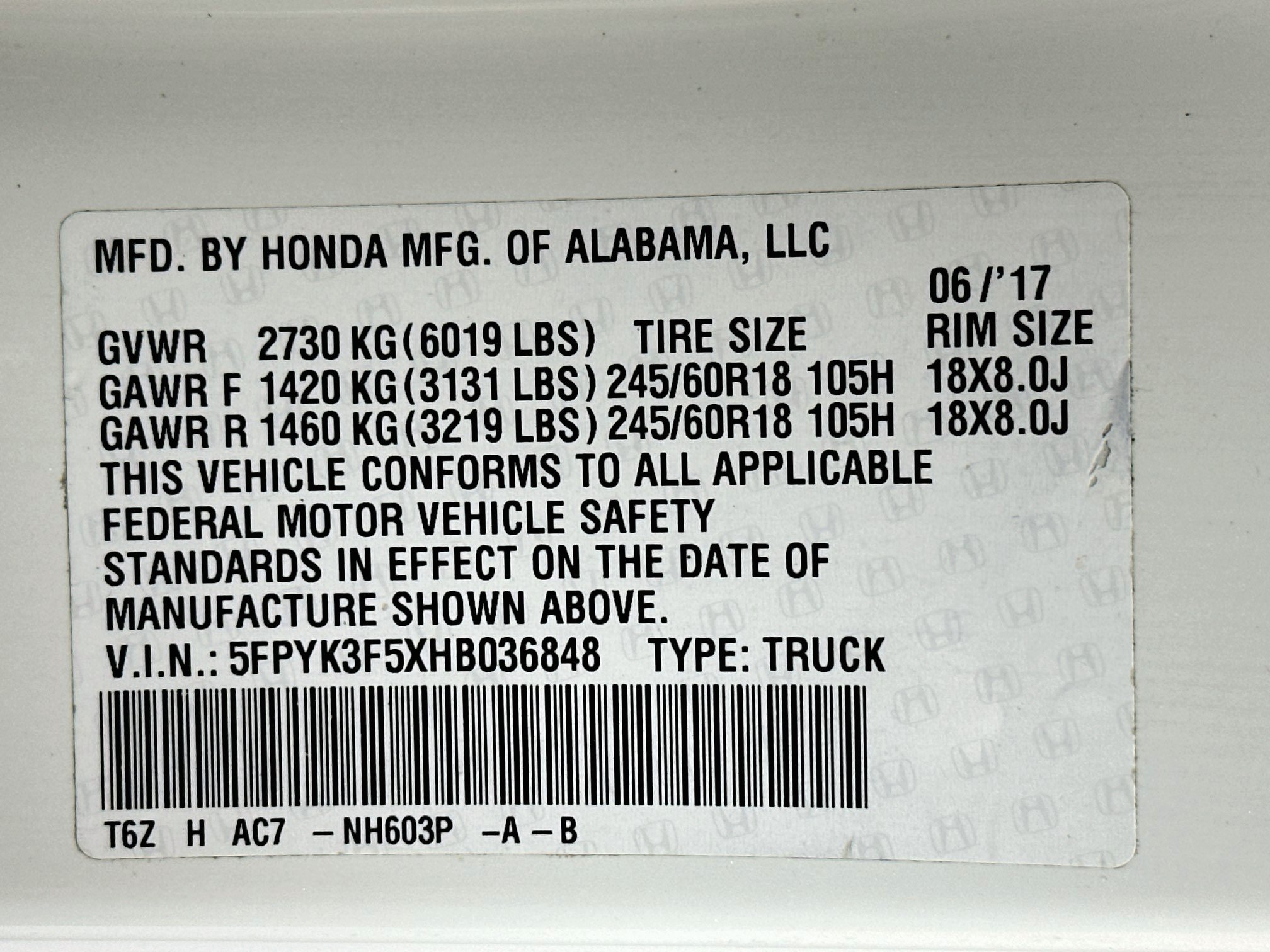 Used 2017 Honda Ridgeline RTL image 30