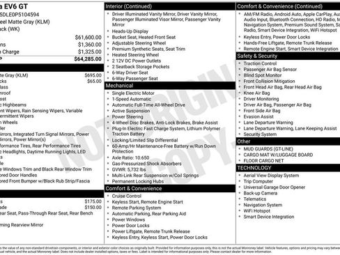 Used 2023 Kia EV6 GT image 39