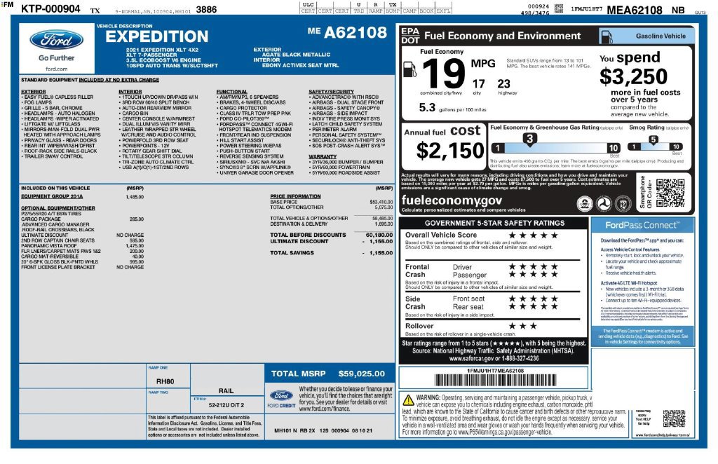 Used 2021 Ford Expedition XLT RWD image 31