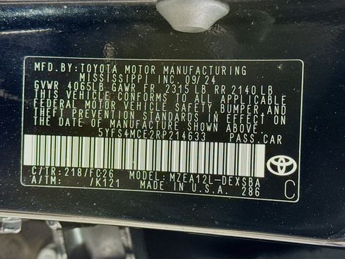 Certified 2024 Toyota Corolla SE FWD image 30