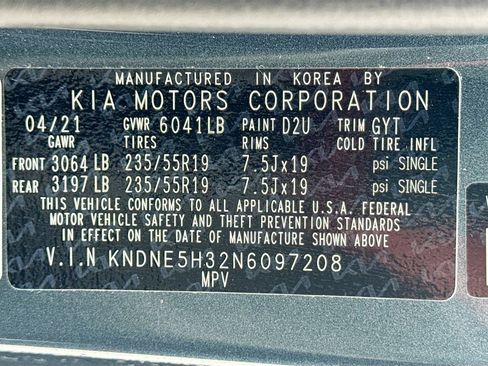 Used 2022 Kia Carnival SX image 32