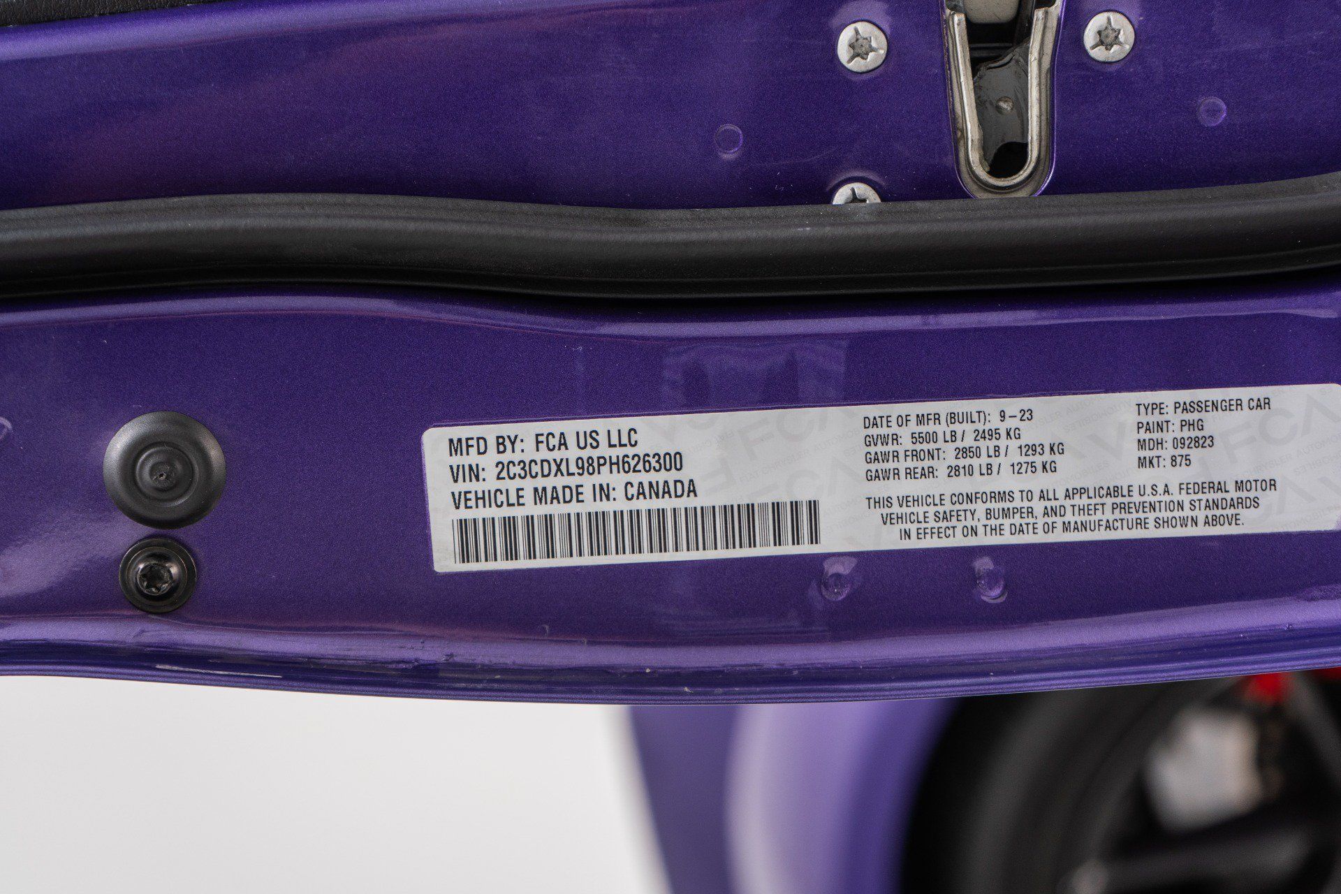 Used 2023 Dodge Charger SRT Hellcat RWD image 19