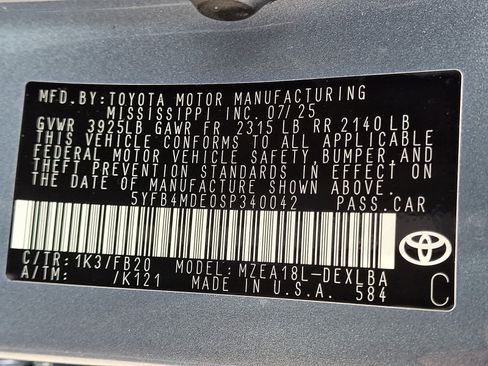 Used 2025 Toyota Corolla LE FWD image 26