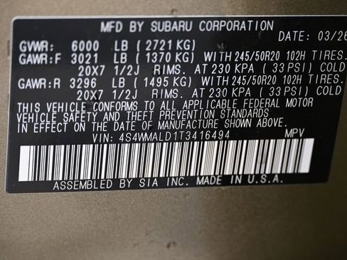 New 2026 Subaru Ascent Bronze Edition image 23