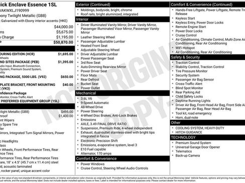 Used 2020 Buick Enclave Essence w/ Sport Touring Edition image 4