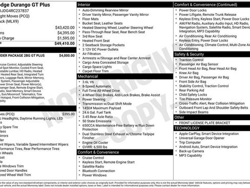 Used 2024 Dodge Durango GT image 51