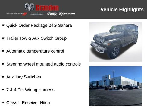 Used 2024 Jeep Wrangler Sahara image 3