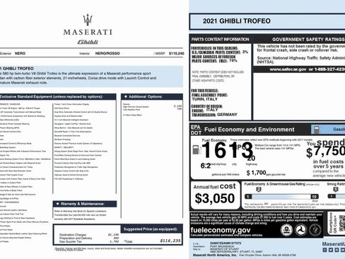 Used 2021 Maserati Ghibli Trofeo image 91