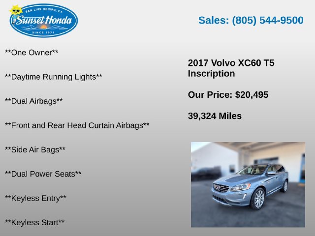 Used 2017 Volvo XC60 T5 Inscription w/ Advanced Package AWD/4WD image 6