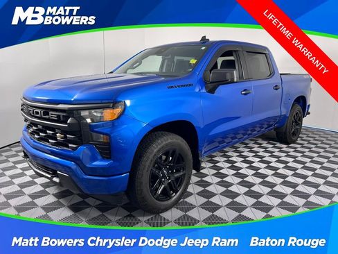 Used 2023 Chevrolet Silverado 1500 Custom w/ LPO, Dark Essentials Package image 1