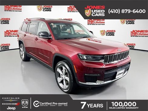 Used 2021 Jeep Grand Cherokee L Limited AWD/4WD image 1