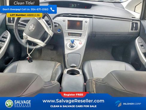 Used 2012 Toyota Prius Four w/ Deluxe Solar Roof Pkg image 11