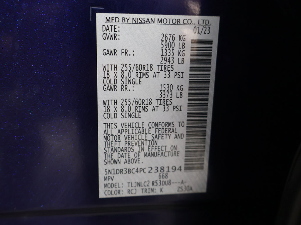 Used 2023 Nissan Pathfinder SV w/ Cargo Package AWD/4WD image 53