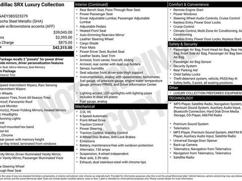 Used 2011 Cadillac SRX Luxury FWD image 2