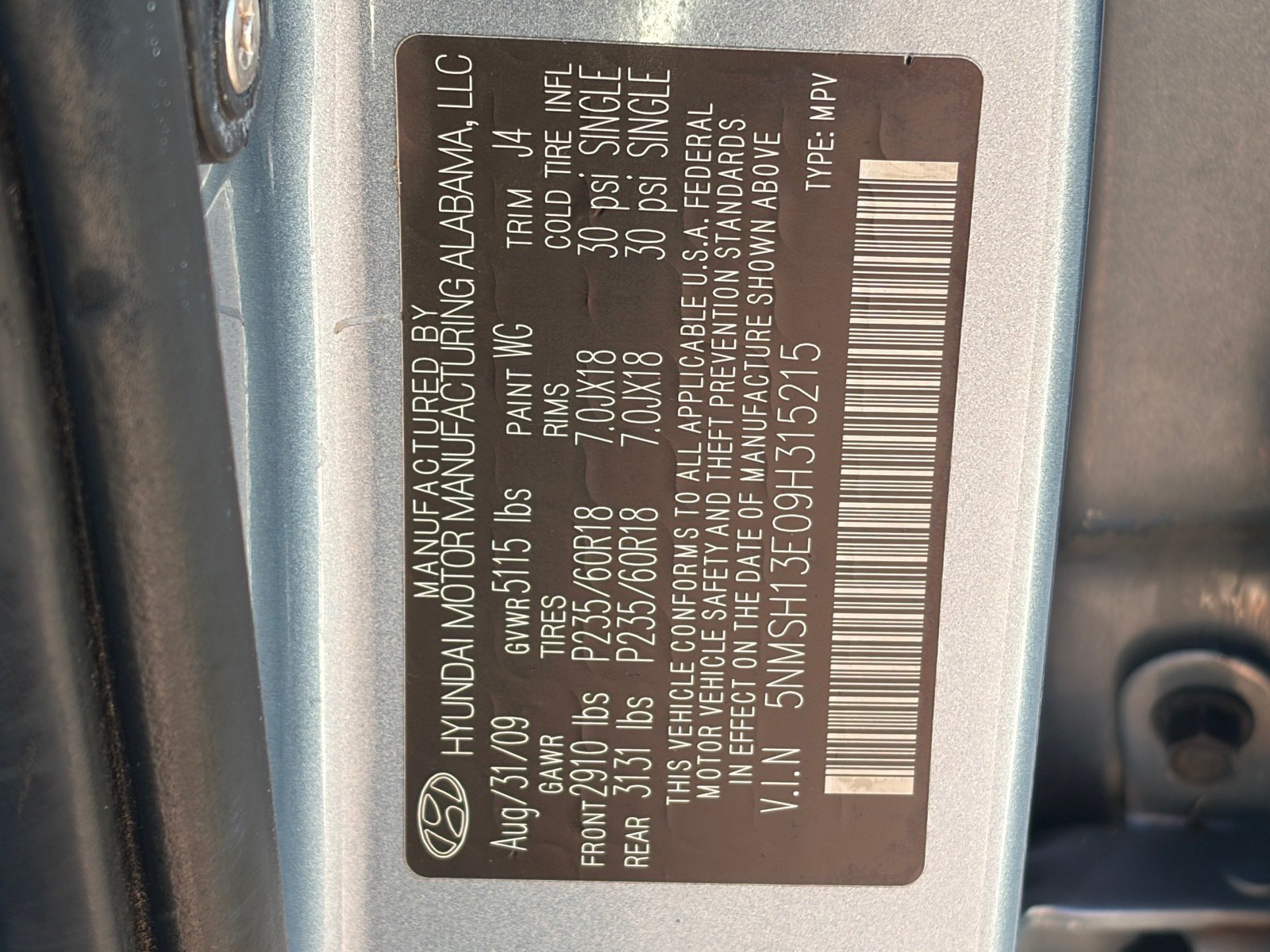 Used 2009 Hyundai Santa Fe SE FWD image 30