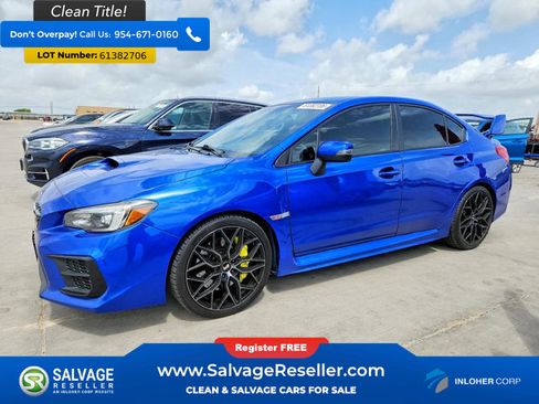 Used 2020 Subaru WRX STI AWD/4WD image 1