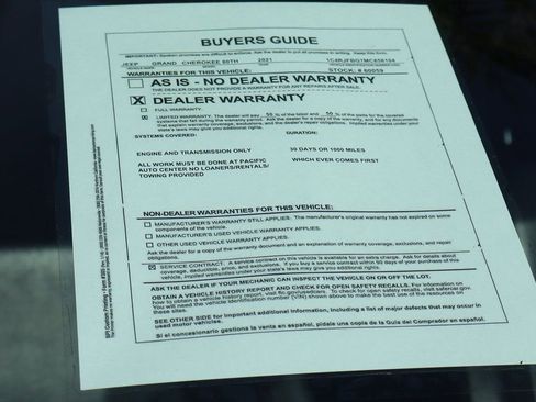 Used 2021 Jeep Grand Cherokee Limited w/ Quick Order Package 2GK 80th image 53