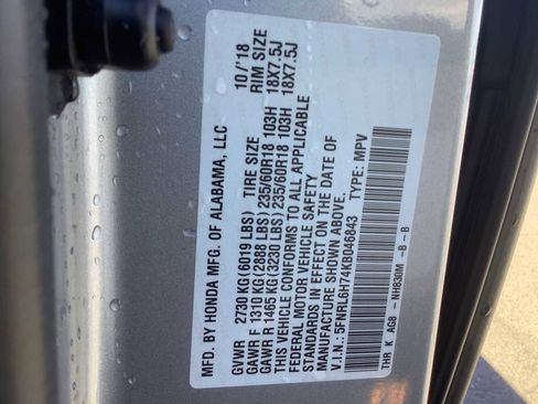 Certified 2019 Honda Odyssey EX-L image 21