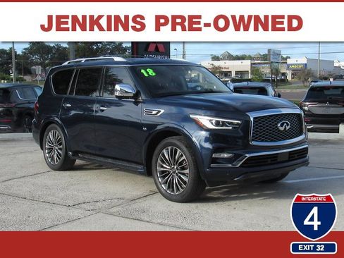 Used 2018 INFINITI QX80 Base w/ Deluxe Technology Package image 1